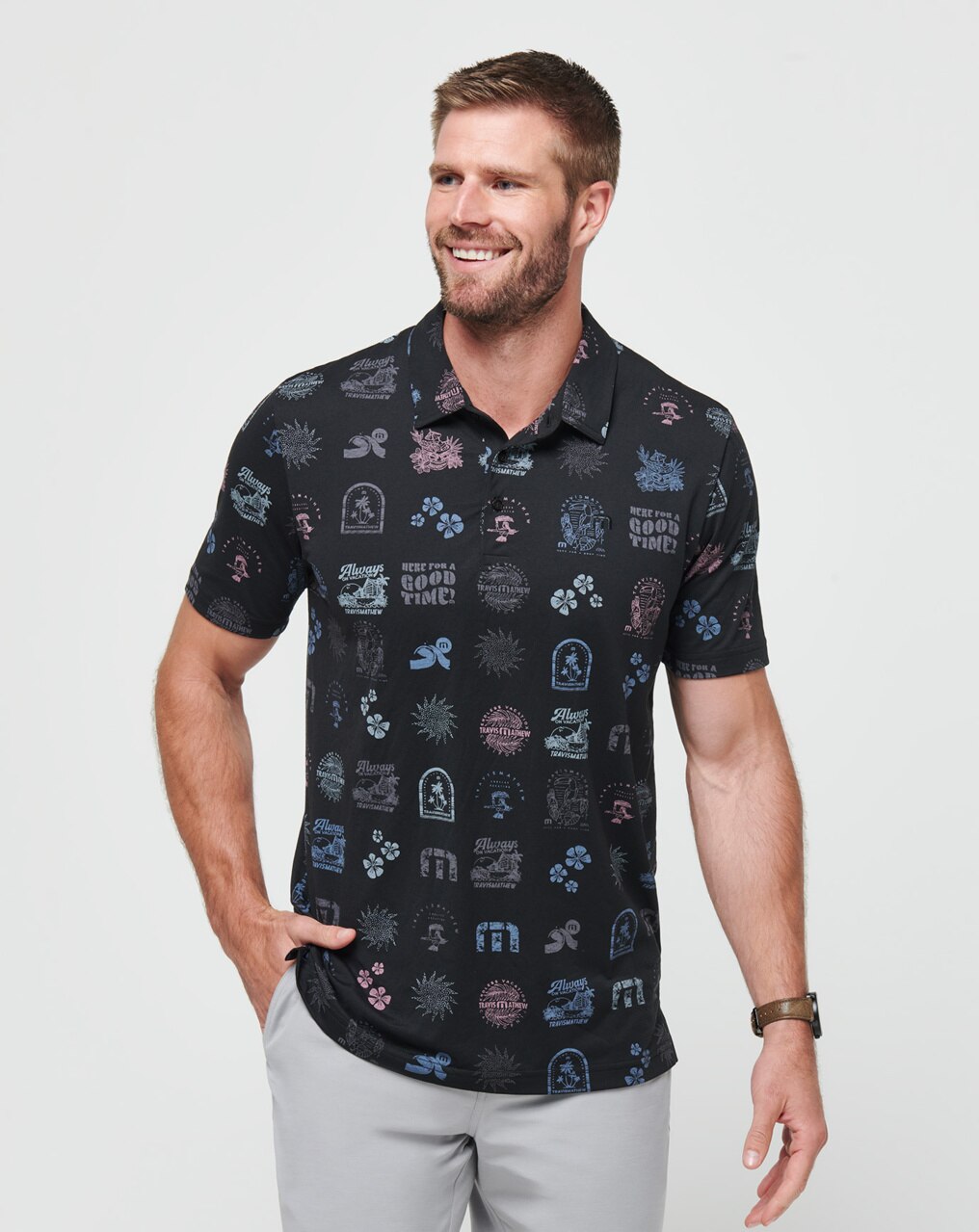 TOURIST SEASON AOP POLO SHIRT 0