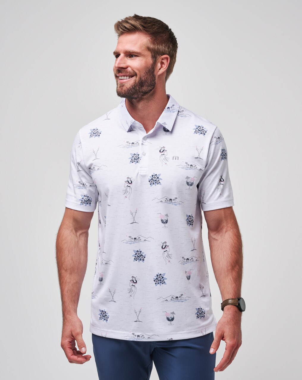 ISLAND PARADISE AOP POLO SHIRT 0