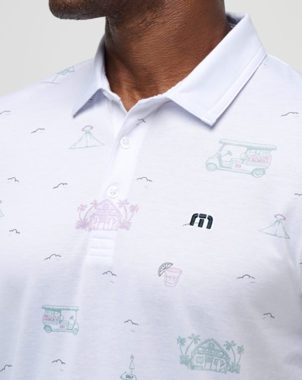 TIKI MAPES PRINT POLO SHIRT Image Thumbnail 4