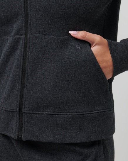 CLOUD FLEECE WOMENS FULL ZIP HOODIE Image Thumbnail 3