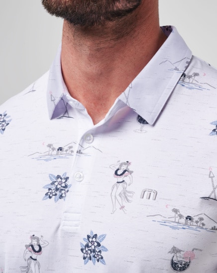 ISLAND PARADISE AOP POLO SHIRT Image Thumbnail 4