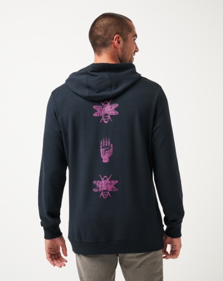 BURNLEY FC IN THE RAIN CLOUD HOODIE Image Thumbnail 2