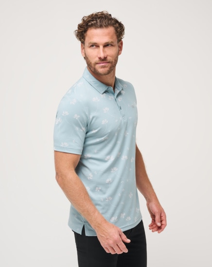 GOOD TIME FEELING AOP POLO SHIRT Image Thumbnail 1