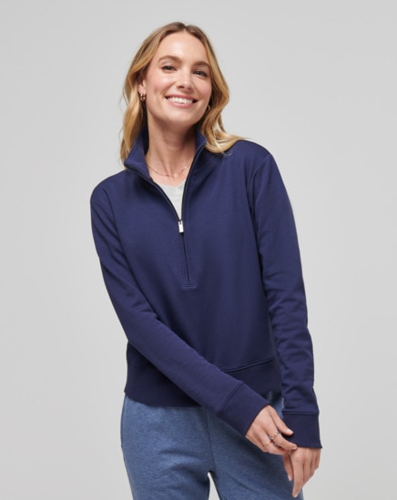 CLOUD FLEECE WOMENS HALF ZIP Image Thumbnail 1