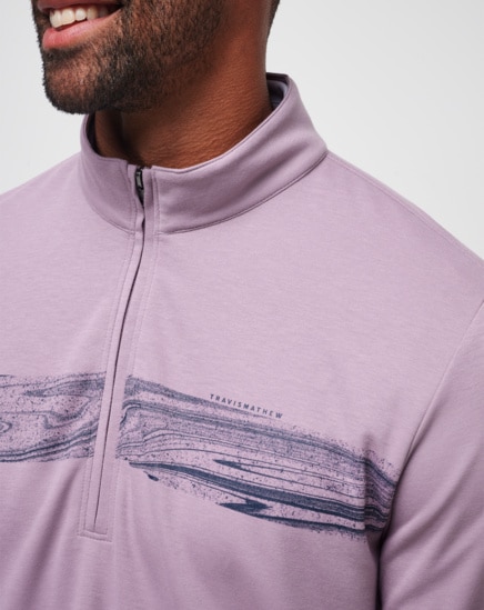 UPGRADED QUARTER ZIP CHEST STRIPE Image Thumbnail 3