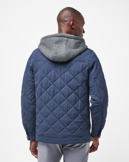 GREY WAVE QUILTED JACKET Image Thumbnail 2