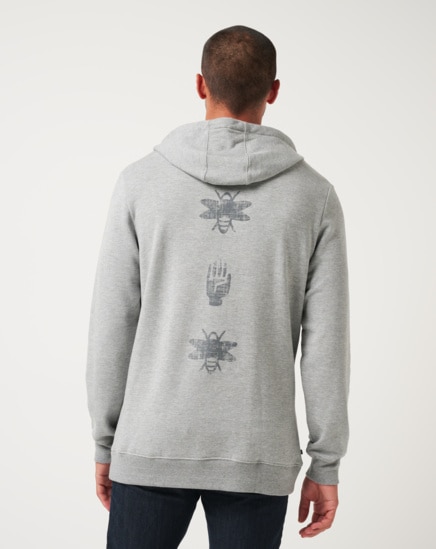 BURNLEY FC IN THE RAIN CLOUD HOODIE Image Thumbnail 2